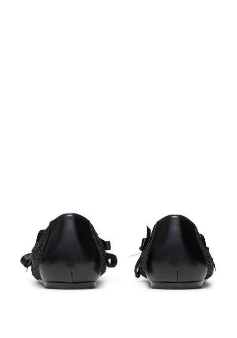 Ballerine con pendente in nero - donna SIMONE ROCHA | RMP18TB0789BLKPRL